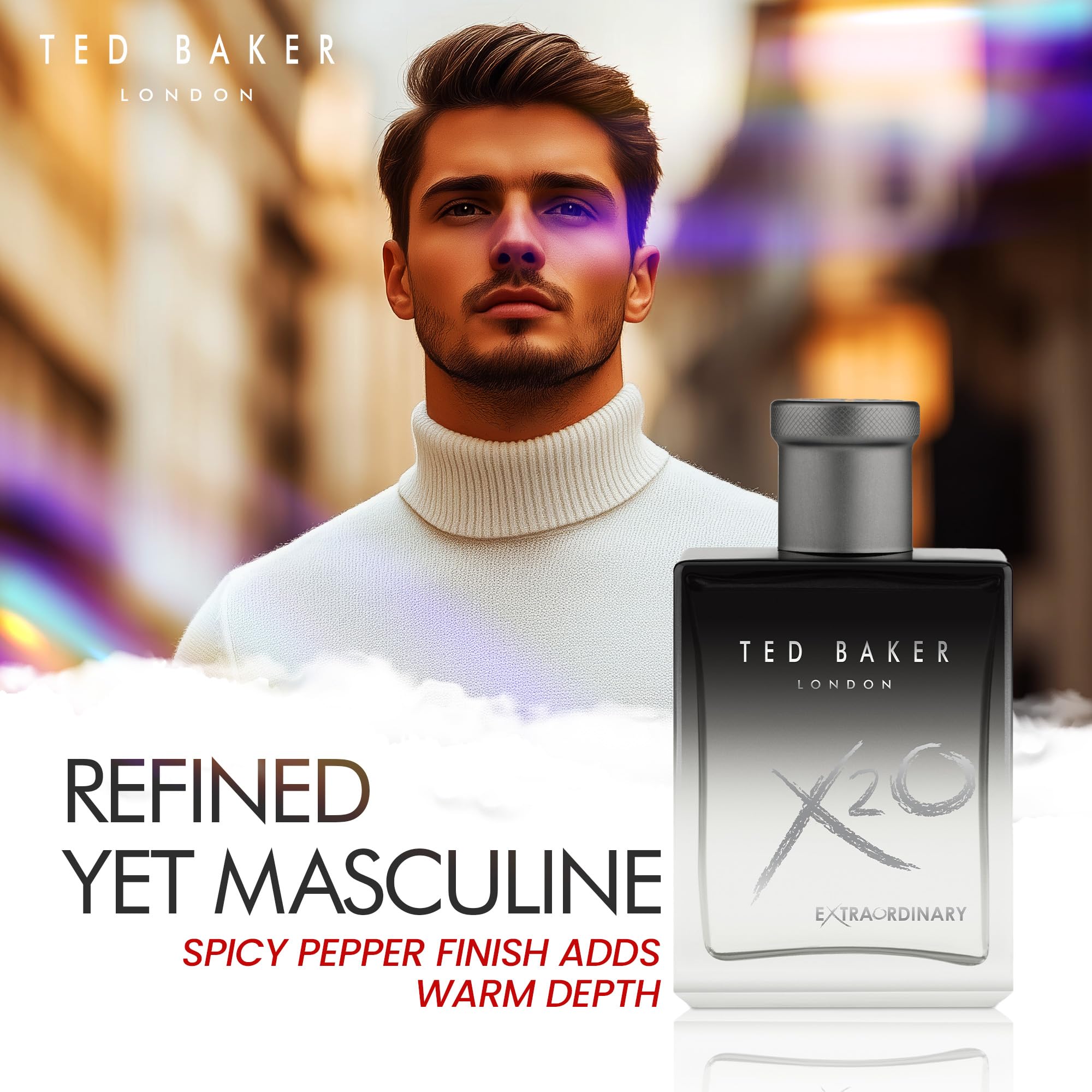 Amazon.com : Ted Baker X20 Men EDT, oriental fragrance with top